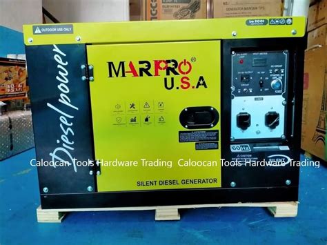 marpro diesel generator|MarPro USA 10kva Key Start Silent Type Diesel .